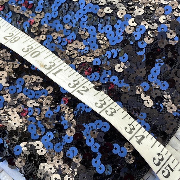 NWT- Anna-Kaci One-Shoulder Sequin Mini Dress Size S - Picture 11 of 11